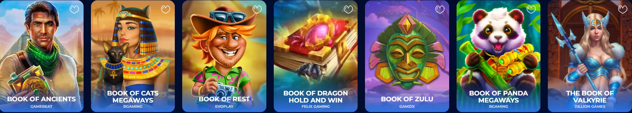 RoyalSpinia Casino book slots zoals Book of Ancients en Book of Panda Megaways