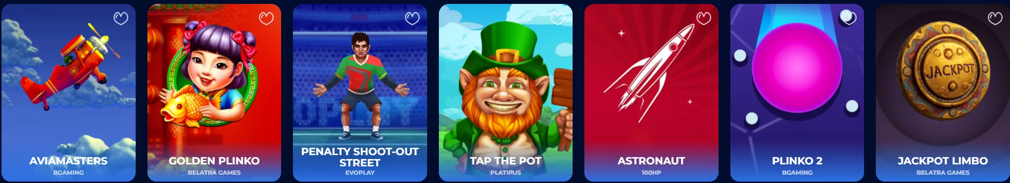 RoyalSpinia Casino instant win games zoals Aviamasters en Plinko 2